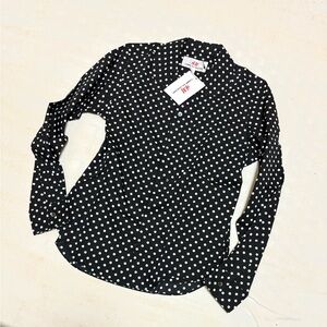 Brand new with tag. H&M with COMME des GARÇONS Polka Dot Button Down Shirt.